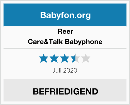 Reer Care&Talk Babyphone Test