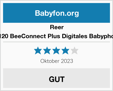 Reer 50120 BeeConnect Plus Digitales Babyphone Test