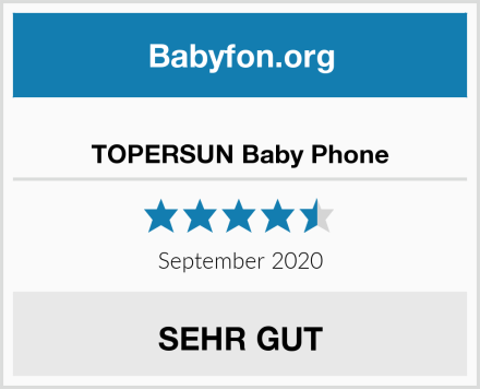  TOPERSUN Baby Phone Test
