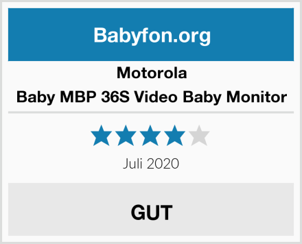Motorola Baby MBP 36S Video Baby Monitor Test