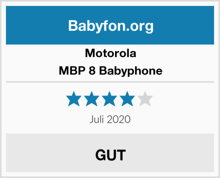 Motorola MBP 8 Babyphone Test