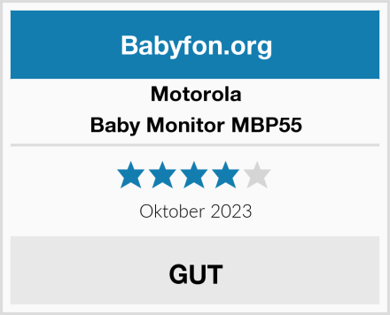 Motorola Baby Monitor MBP55 Test