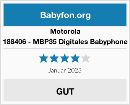 Motorola 188406 - MBP35 Digitales Babyphone Test