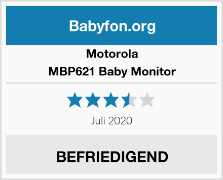 Motorola MBP621 Baby Monitor Test