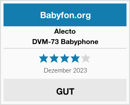 Alecto DVM-73 Babyphone Test