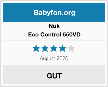 Nuk Eco Control 550VD Test