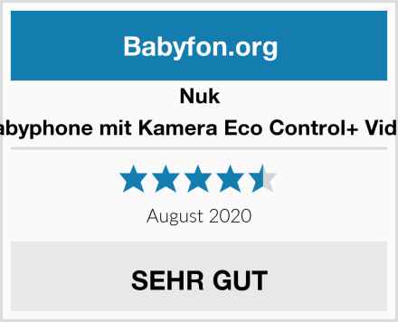 Nuk Babyphone mit Kamera Eco Control+ Video Test
