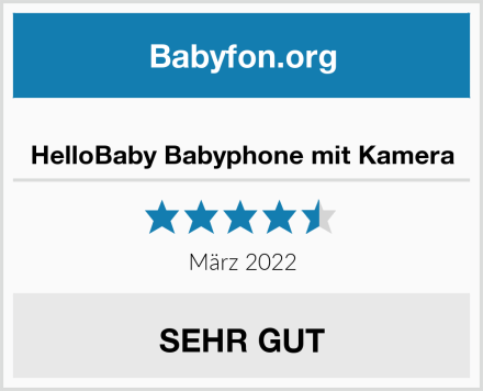  HelloBaby Babyphone mit Kamera Test