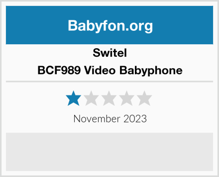 Switel BCF989 Video Babyphone Test