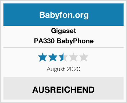 Gigaset PA330 BabyPhone Test
