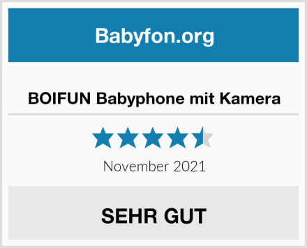  BOIFUN Babyphone mit Kamera Test