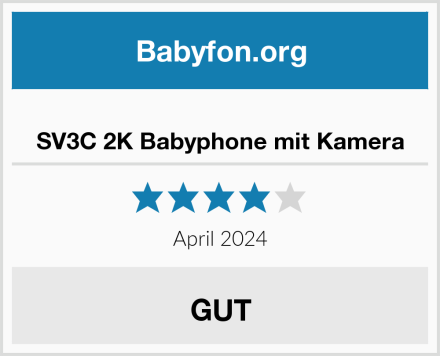  SV3C 2K Babyphone mit Kamera Test