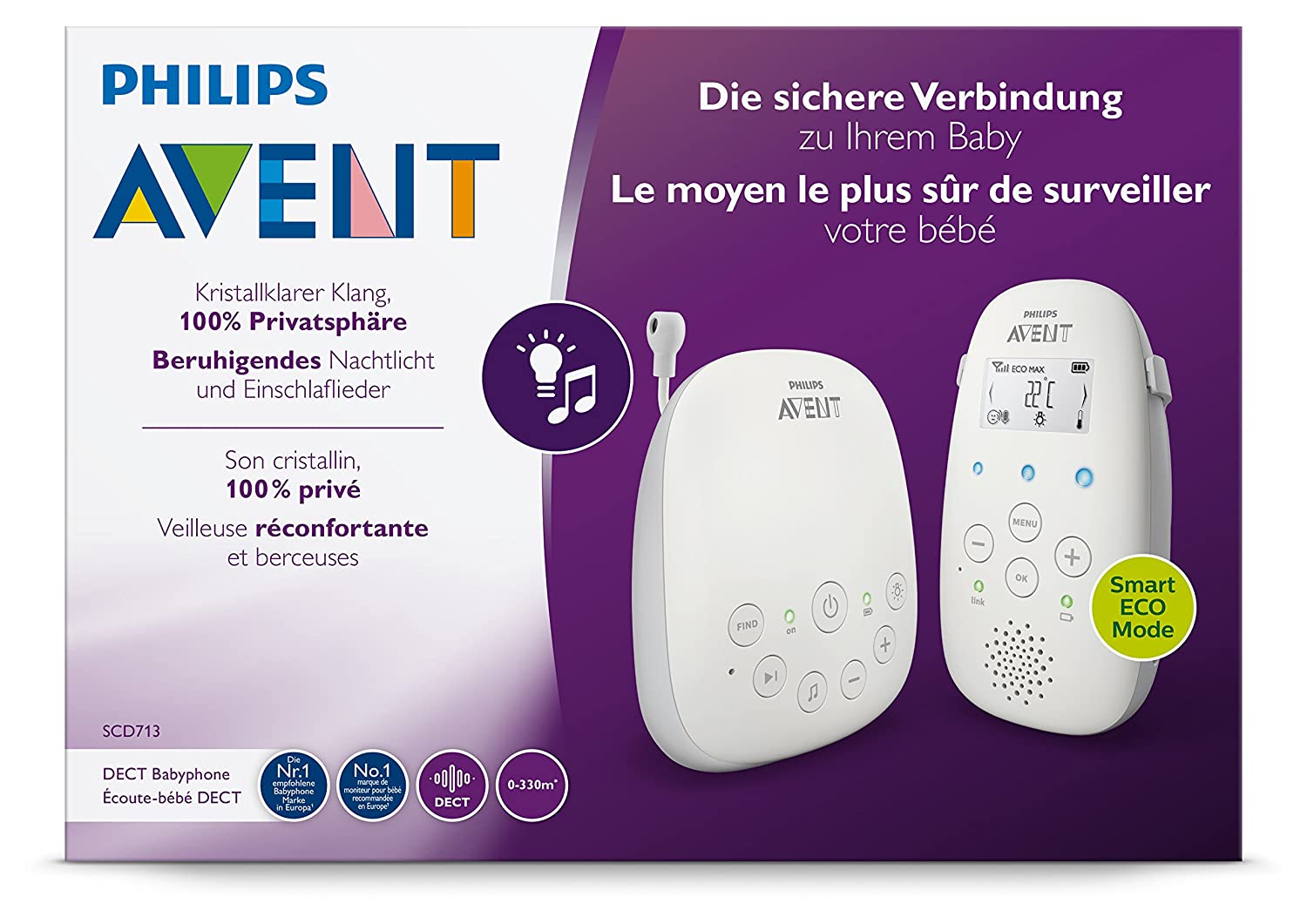 Philips Avent SCD713/26 Audio-Babyphone | Babyfon Test 2024